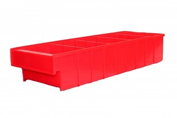 Ящик ДиКом пластиковый Б 300х92х100 (красный)