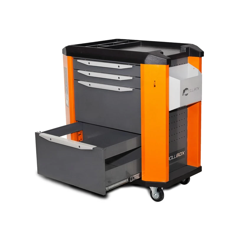 Тележка инструментальная ToollBox TBP-4 (оранжевый)